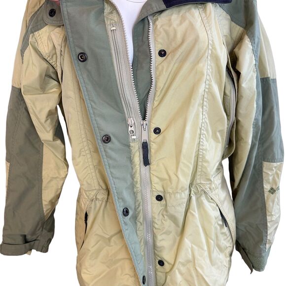 Columbia Coat Jacket Full Zip Hood Insulated Interchangeable Core Shell Womens M - Picture 4 of 15